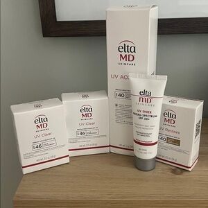 Lot of NIB Elta MD Skincare: UV AOX Mist, UV Clear, UV Restore & UV Sheer